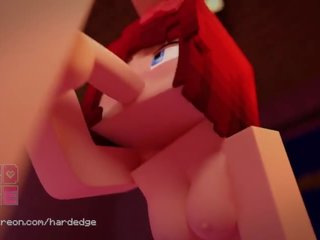Minecraft likainen elokuva scarlett suihinotto animaatio (by hardedges)