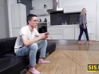 Sis.porn. Science Geek Stops Fooling a x rated film vid Game to Fuck Stepsister