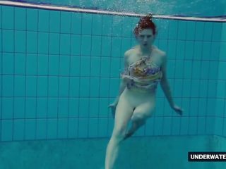 Hot Big Titted Teen Lera Swimming in the Pool