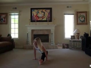 My gf practicing her moves